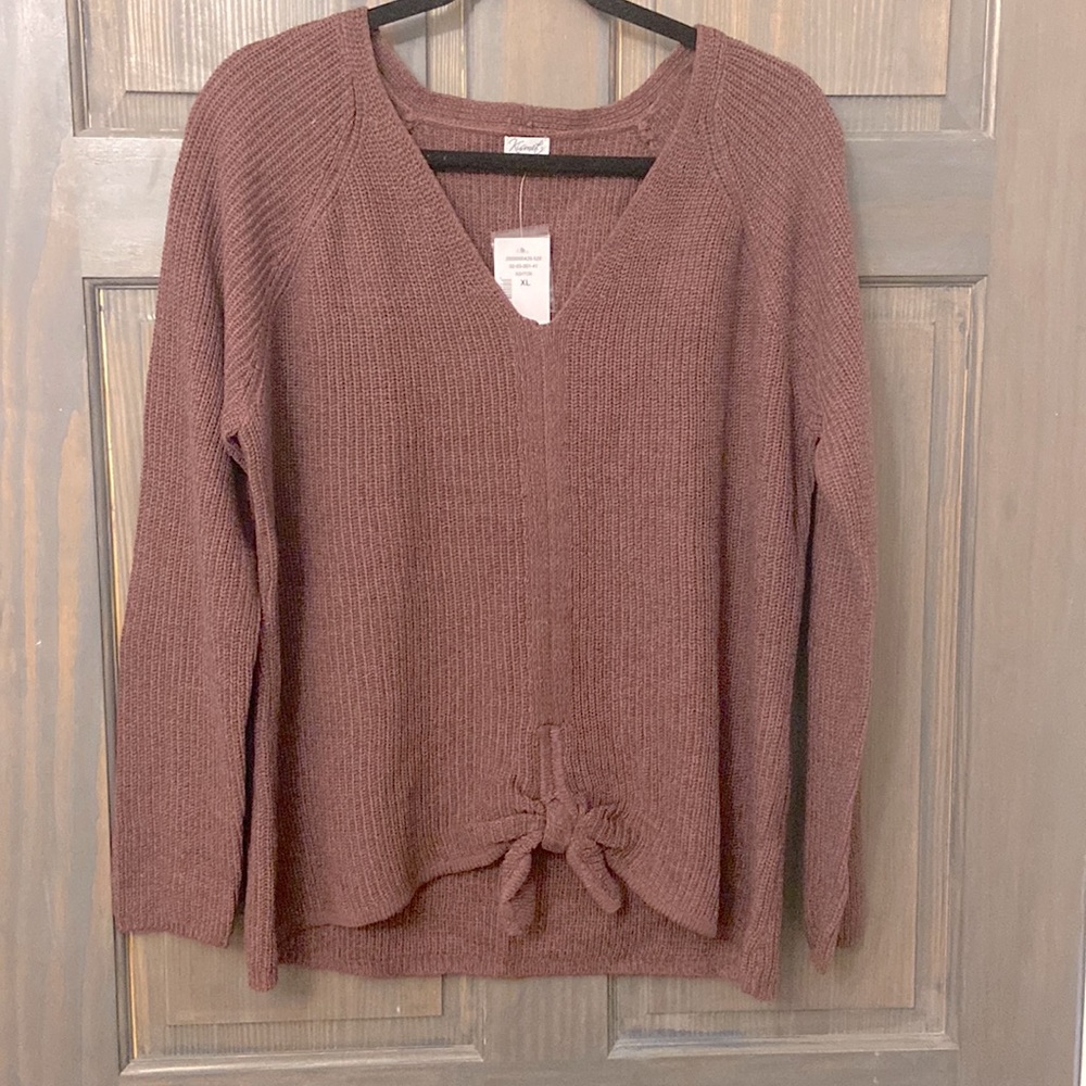 Purple Bootlegger Sweater